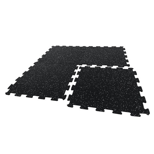 Rubber gym mat floor tiles - rubber,