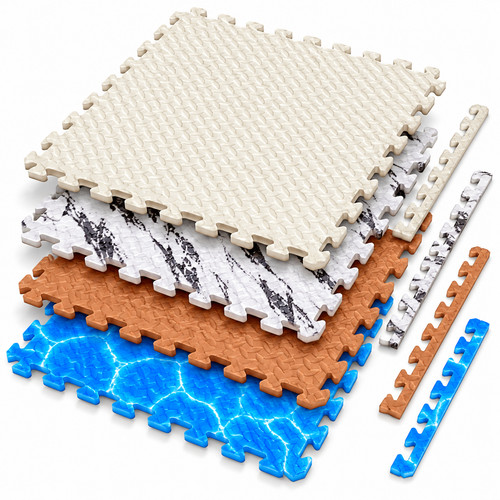 Designer eva interlocking foam - interlocking,