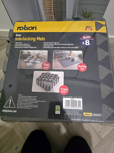 Rolson grey foam interlocking - rolson,