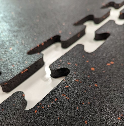 Interlocking crumb rubber gym - interlocking,