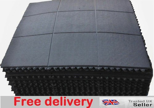 Interlocking rubber floor mats - rubber,