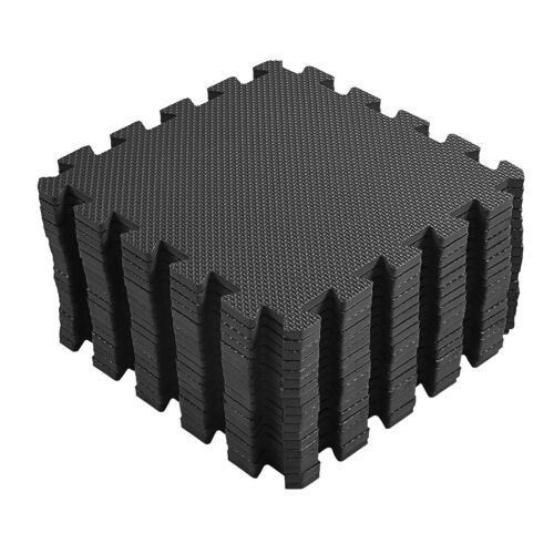 10pc black interlocking foam - interlocking,